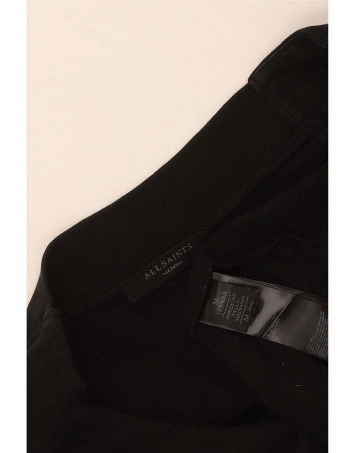 ALL SAINTS Γυναικείο Φούτερ μεγάλου μεγέθους Jumper UK 14 Μεσαίο μαύρο βαμβακερό