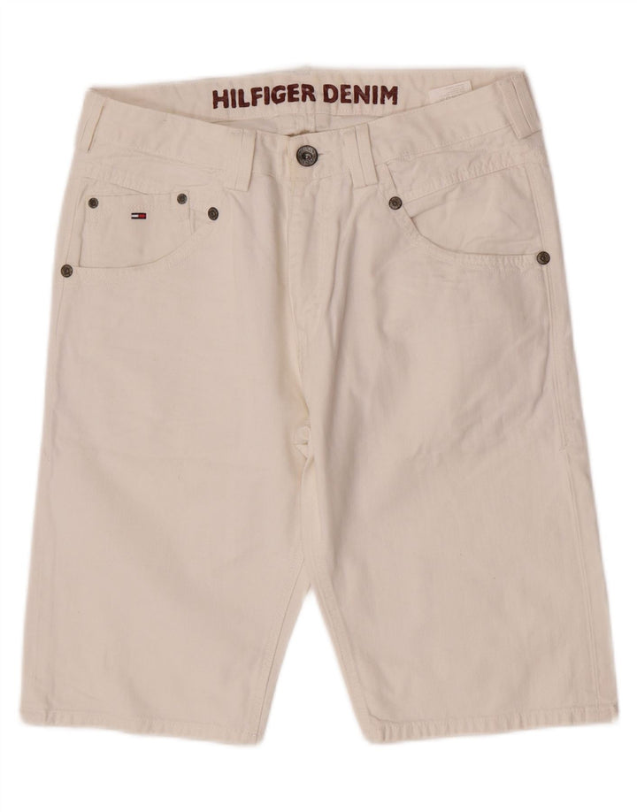 Ανδρικό τζιν σορτς Tommy Hilfiger W32 μεσαίο λευκό βαμβακερό