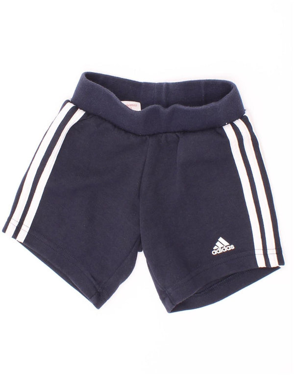 Αθλητικό σορτς Adidas Baby Boys 9-12 μηνών Navy Blue Cotton