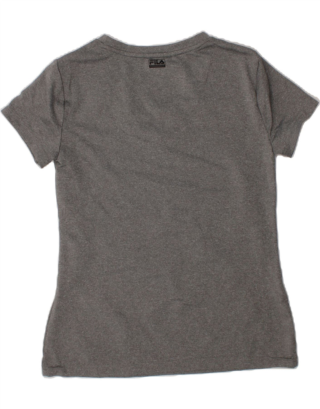 FILA Girls T-Shirt Top 10-11 Years Medium Grey Polyester Vintage Fila and Second-Hand Fila from Messina Hembry 