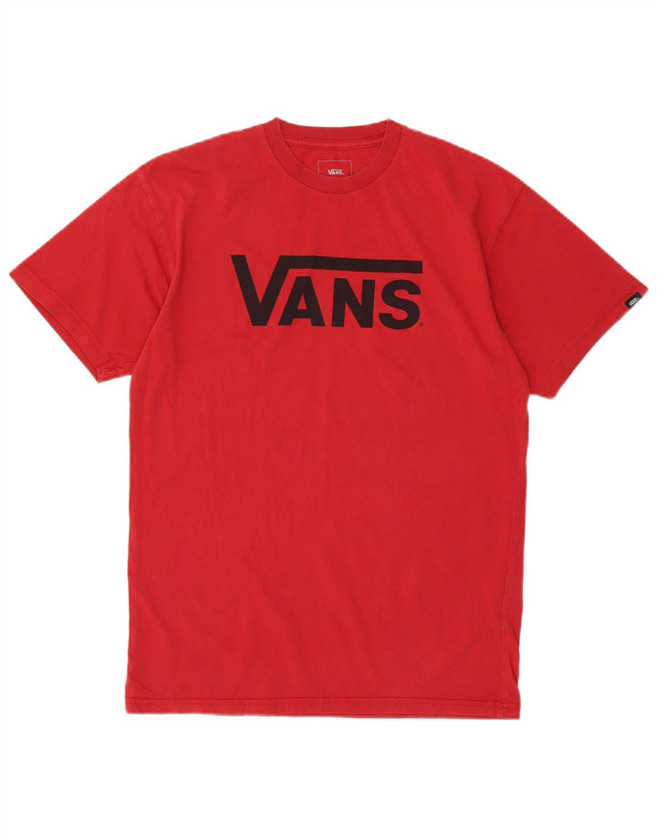 Ανδρικό T-Shirt Vans Classic Fit Top Μεσαίο κόκκινο βαμβακερό