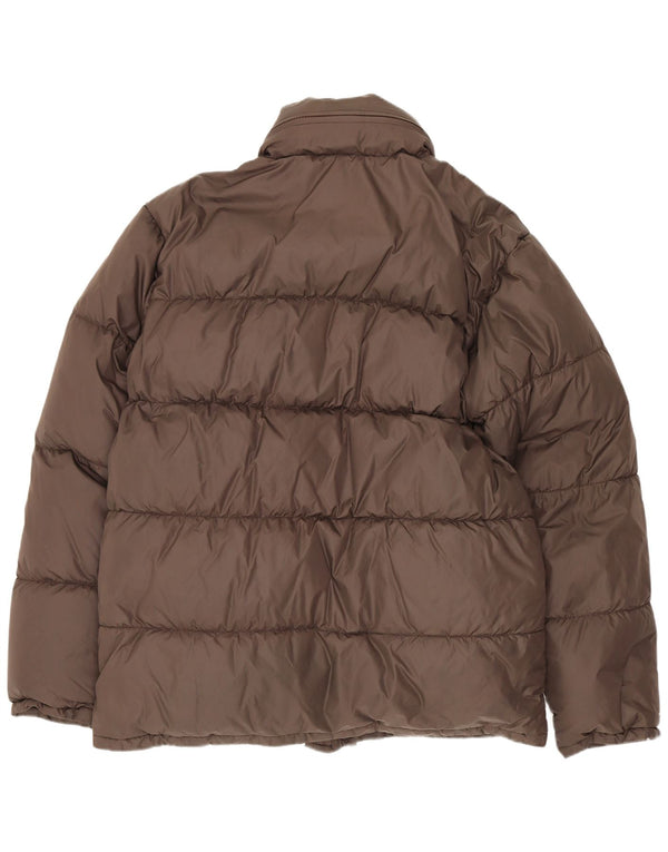 Alberto Aspesi Ανδρικό μπουφάν με κουκούλα UK 36 Small Brown Nylon