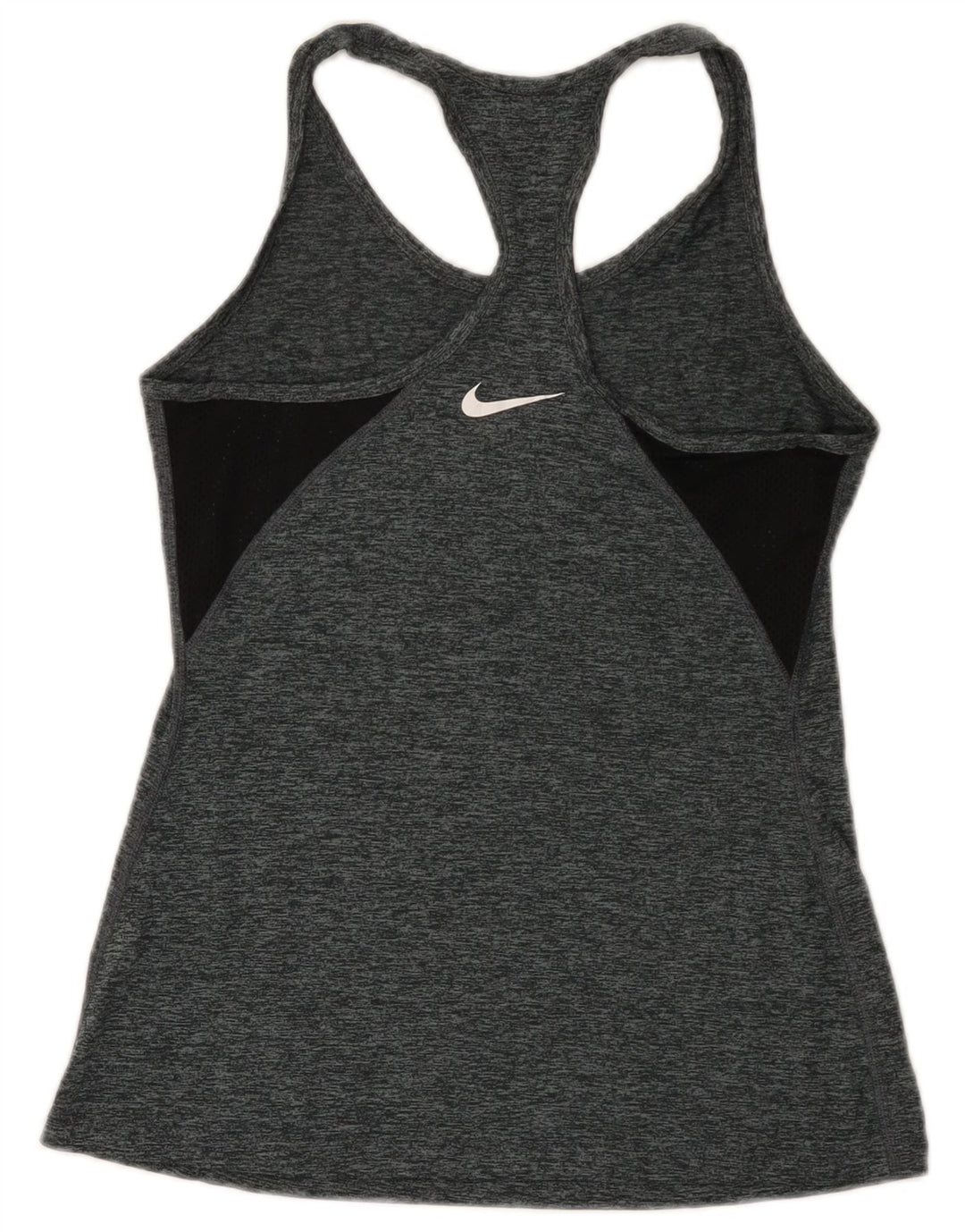 Γυναικείο γιλέκο Nike Dri Fit Top UK 8 Μικρός πολυεστέρας με γκρι φλύκταινες
