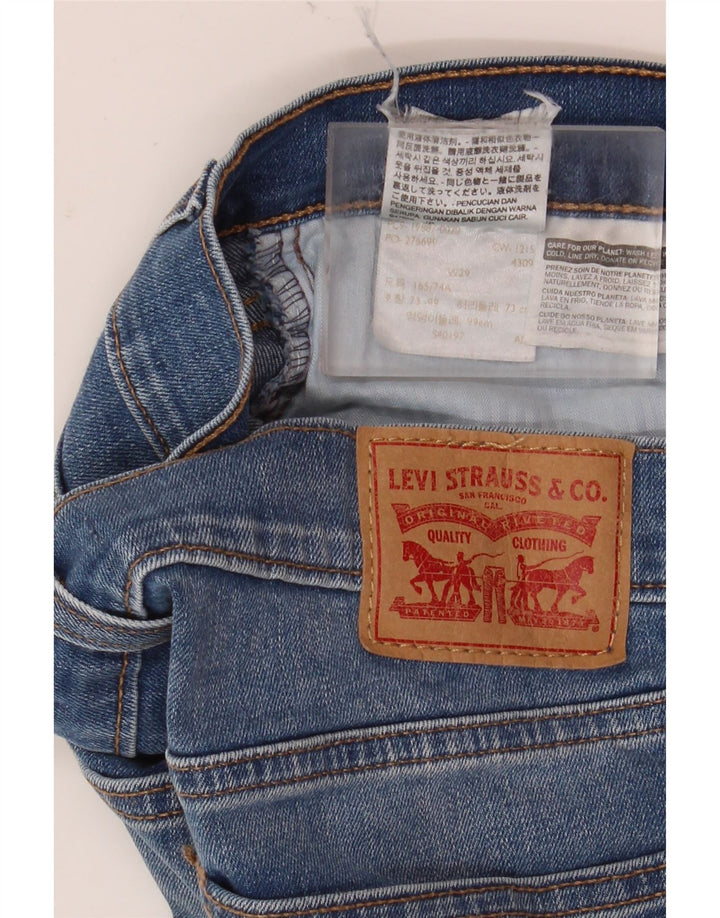 Γυναικείο τζιν σορτς Levi's W29 Μεσαίο μπλε βαμβακερό