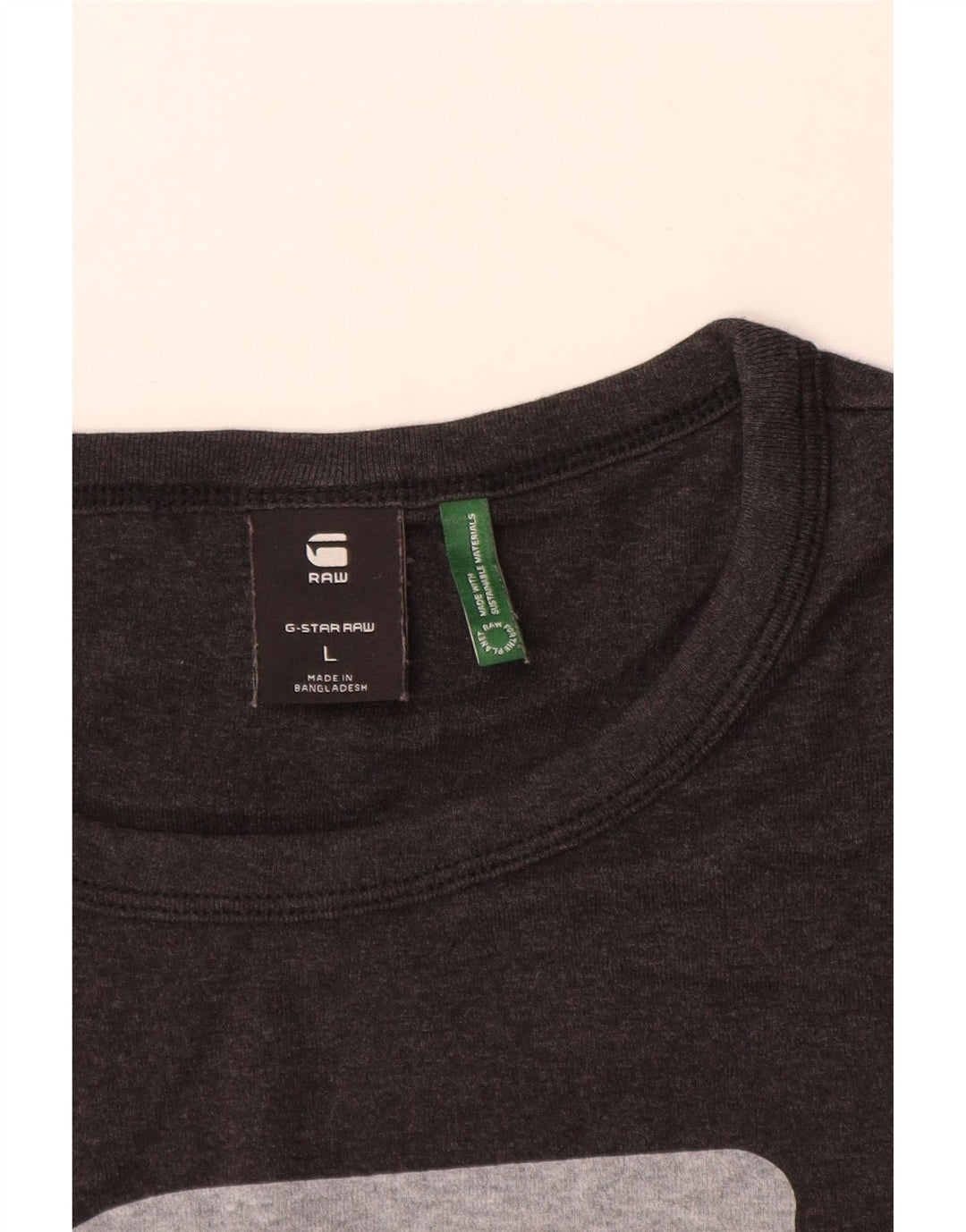 Ανδρικό γραφικό T-Shirt G-Star Top Large Grey