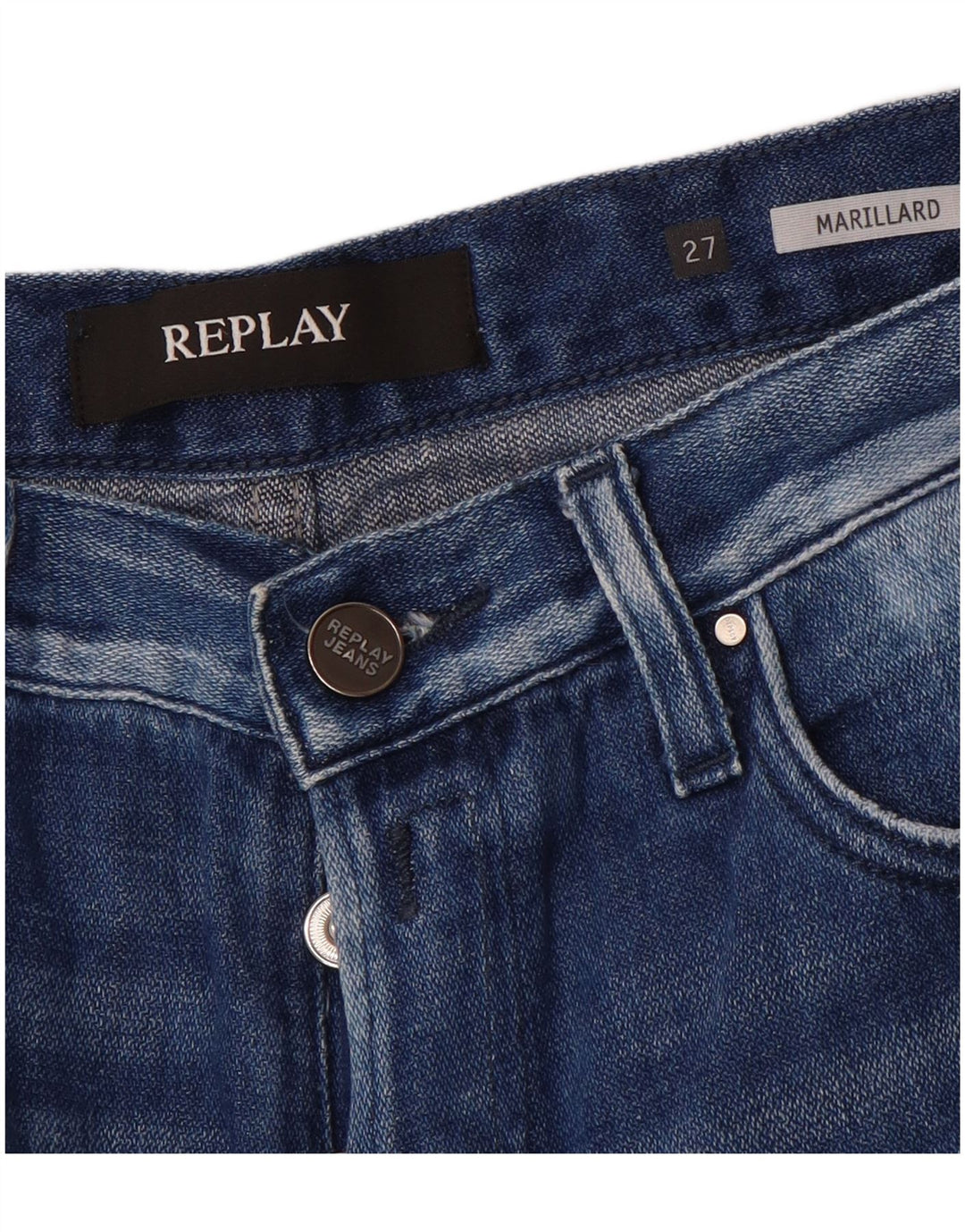 Replay Γυναικείο τζιν Marillard Straight W27 L29 Blue