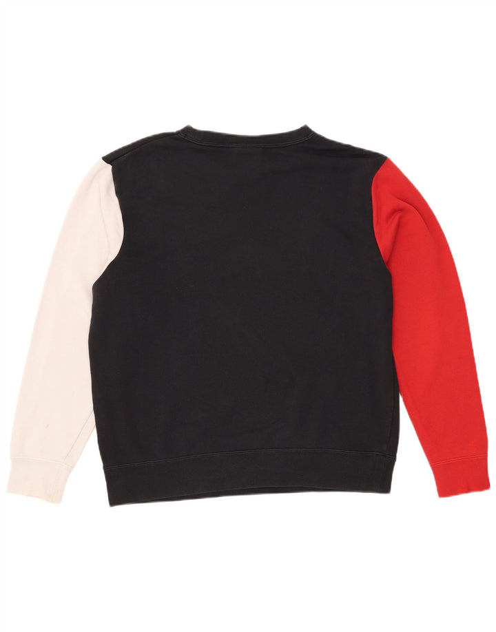 Γυναικείο φούτερ μεγάλου μεγέθους NIKE Jumper UK 10 Small Black Colourblock
