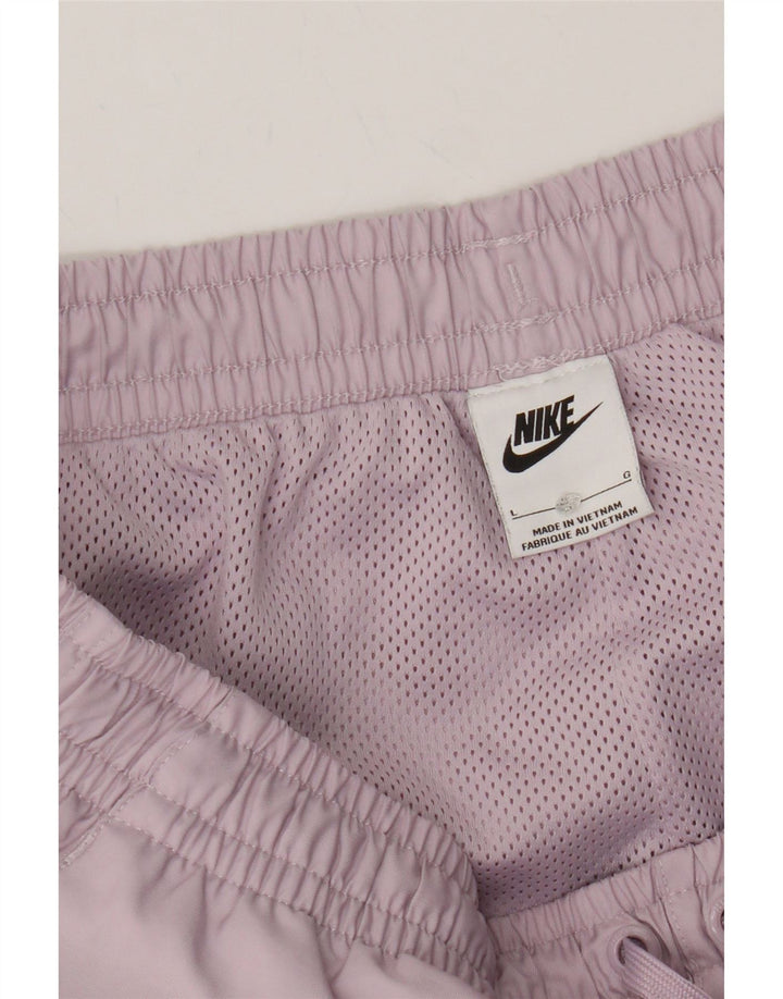 NIKE Womens Sport Shorts UK 14 Large Pink Polyester Vintage Nike and Second-Hand Nike from Messina Hembry 