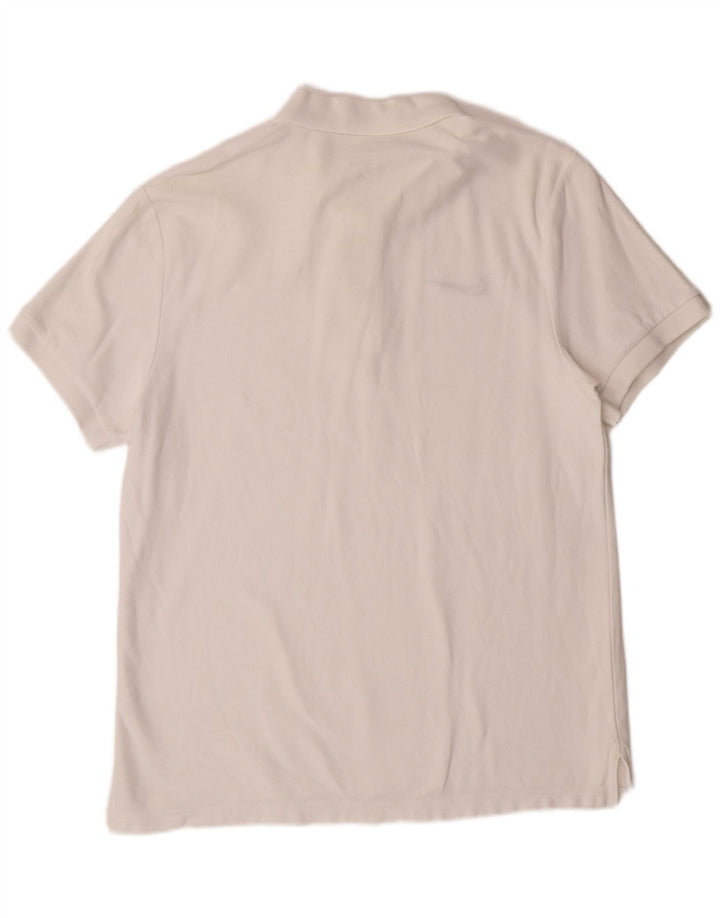 Ανδρικό πουκάμισο πόλο NIKE σε μεγάλο λευκό