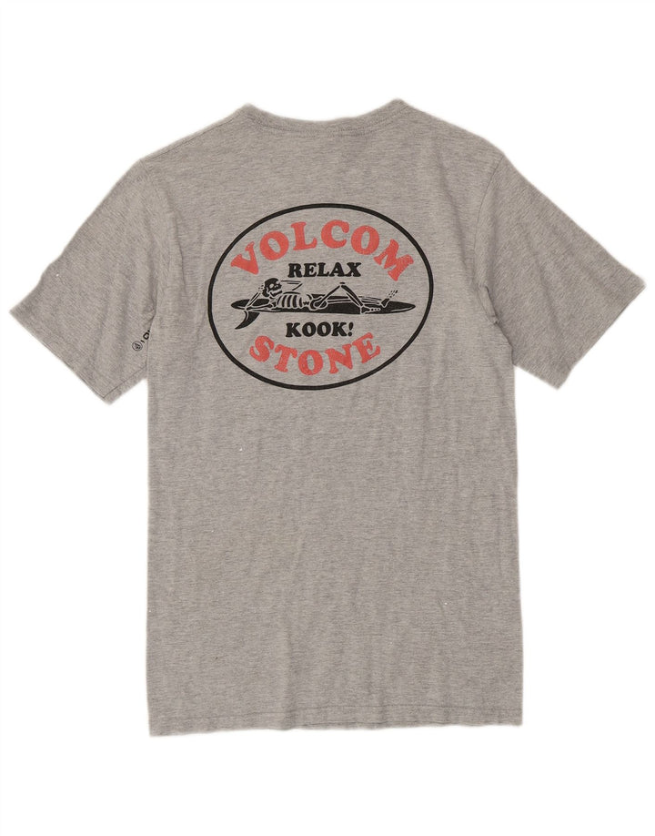 Ανδρικό γραφικό μπλουζάκι Volcom Μικρό βαμβακερό γκρι