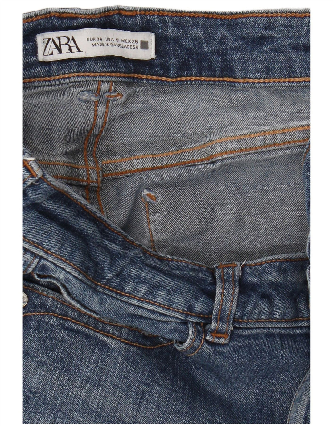 Zara Γυναικείο Slim Jeans EU 38 Small W28 L26 Blue