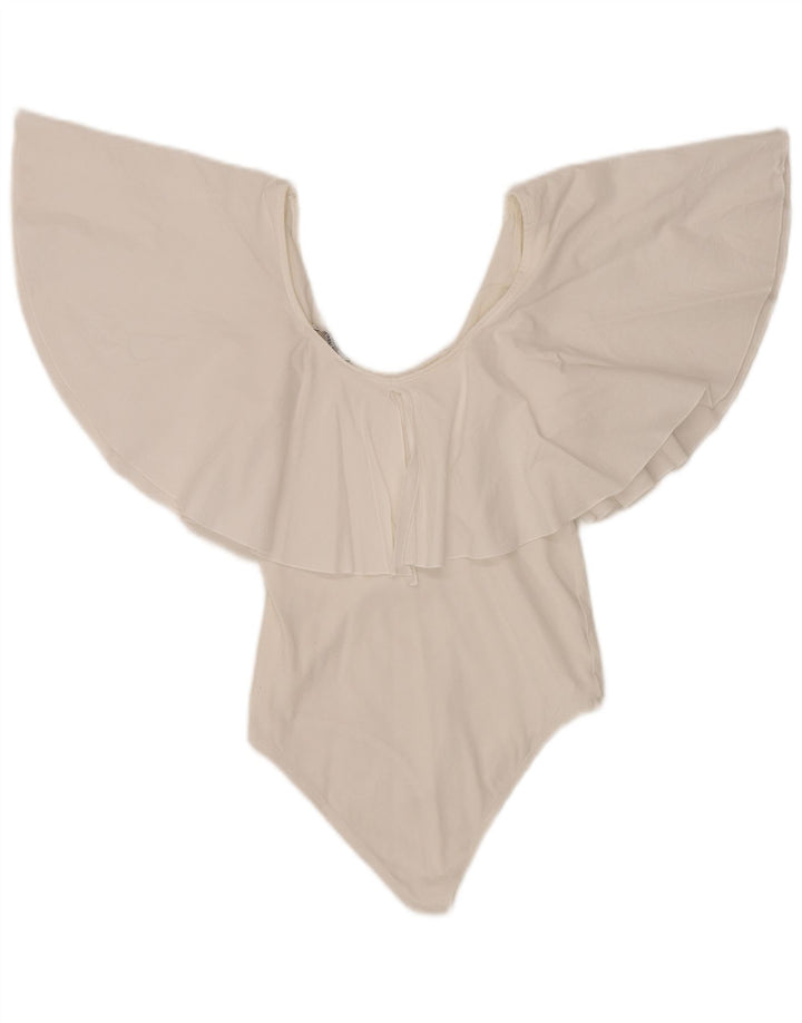 Zara Γυναικεία Μαγιό UK 10 Small White