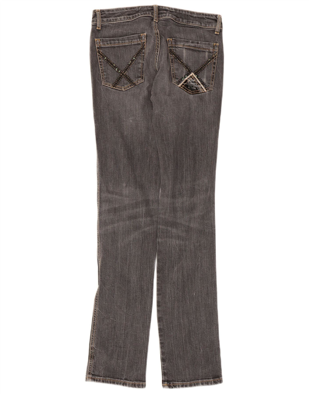 Roy Rogers Γυναικείο Slim Jeans W27 L33 Γκρι βαμβακερό