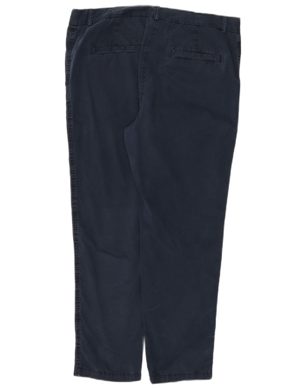Marks & Spencer Γυναικείο ψηλόμεσο παντελόνι Chino UK 14 Large W34 L26 Navy B