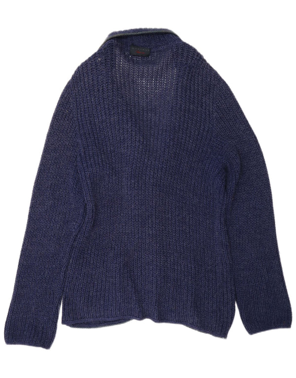Γυναικεία ζακέτα με βελονάκι Marlane UK 16 Large Navy Blue