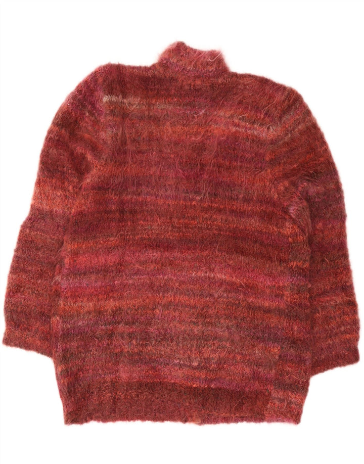 Vintage Γυναικείο πουλόβερ με ζακέτα UK 18 XL Βουργουνδίας