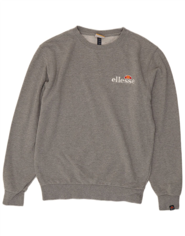 Ellesse Γυναικείο Γραφικό Φούτερ Jumper UK 14 Μεγάλο Γκρι Βαμβακερό