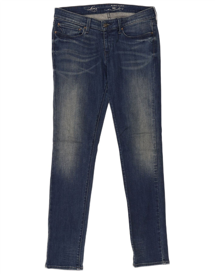 Γυναικείο Skinny Jeans LEVI'S Slight Curve W30 L34 Μπλε βαμβακερό