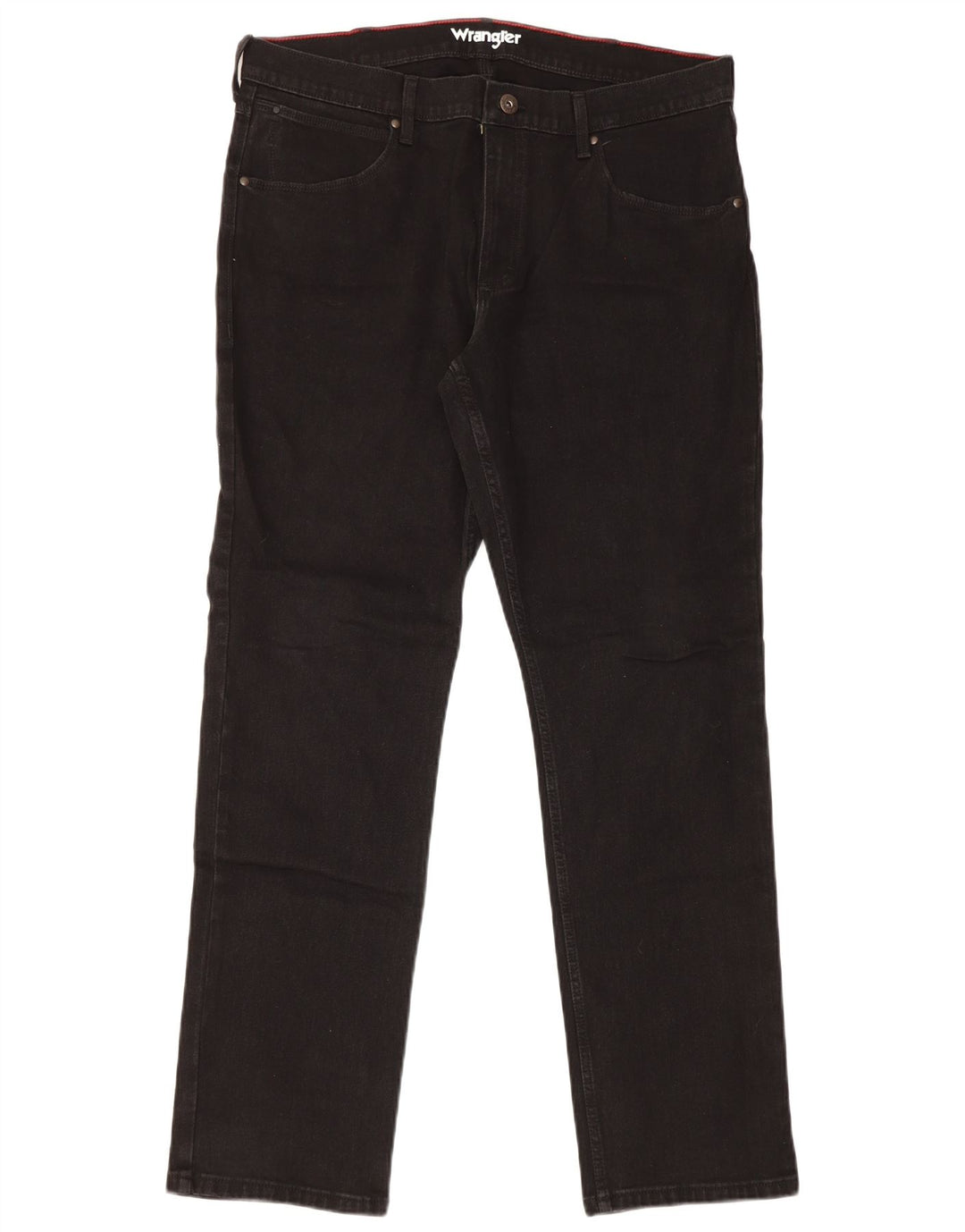 Wrangler Γυναικείο κανονικό τζιν ίσιο W36 L32 μαύρο βαμβακερό