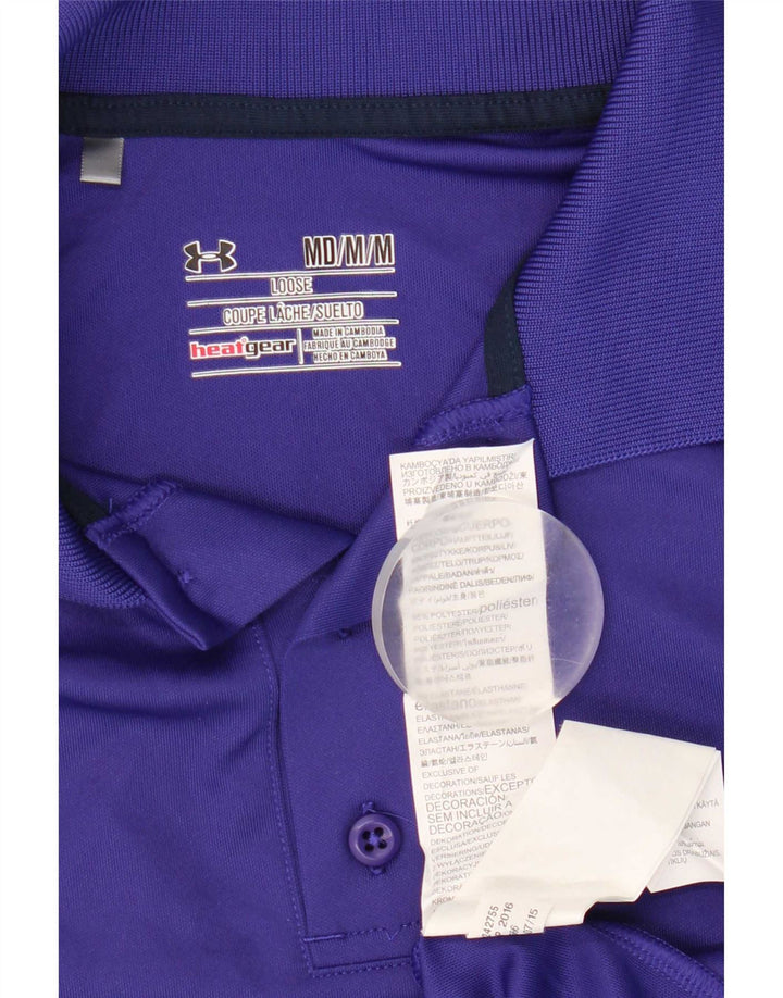 Under Armour Ανδρικό Heat Gear Polo πουκάμισο μεσαίου μπλε πολυεστέρα