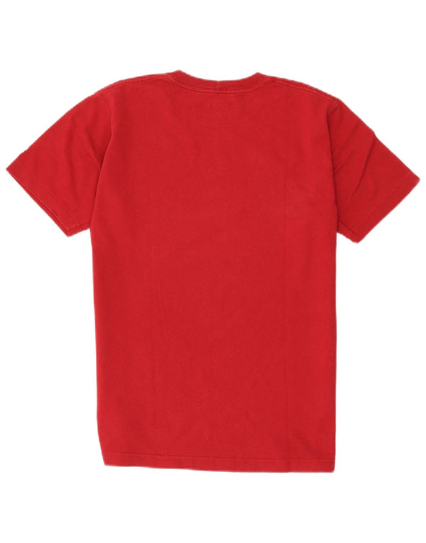 Ανδρικό γραφικό μπλουζάκι Carhartt Top Μικρό κόκκινο βαμβακερό