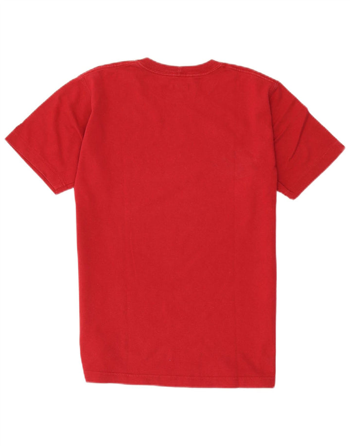 Ανδρικό γραφικό μπλουζάκι Carhartt Top Μικρό κόκκινο βαμβακερό