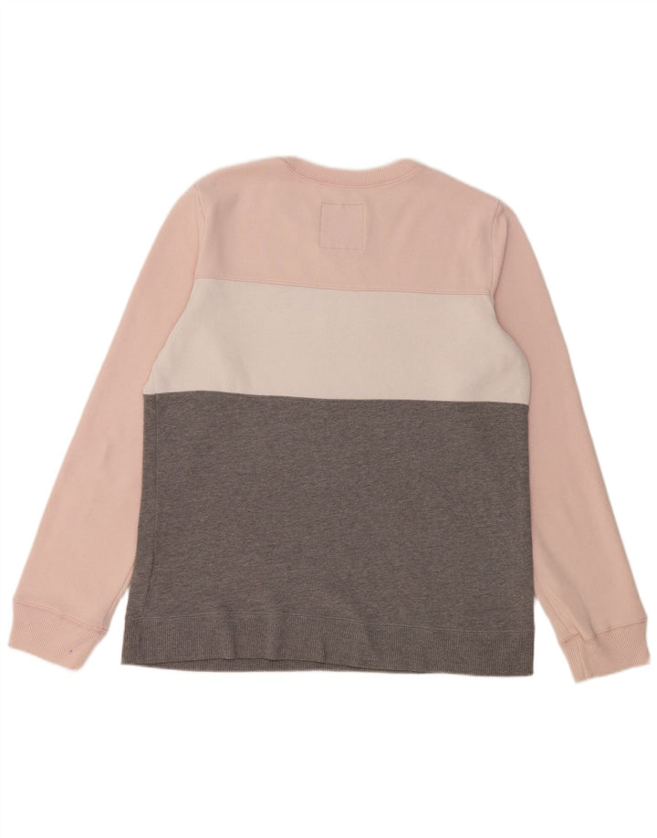 Γυναικείο γραφικό φούτερ HOLLISTER Jumper UK 16 Large Grey Colourblock