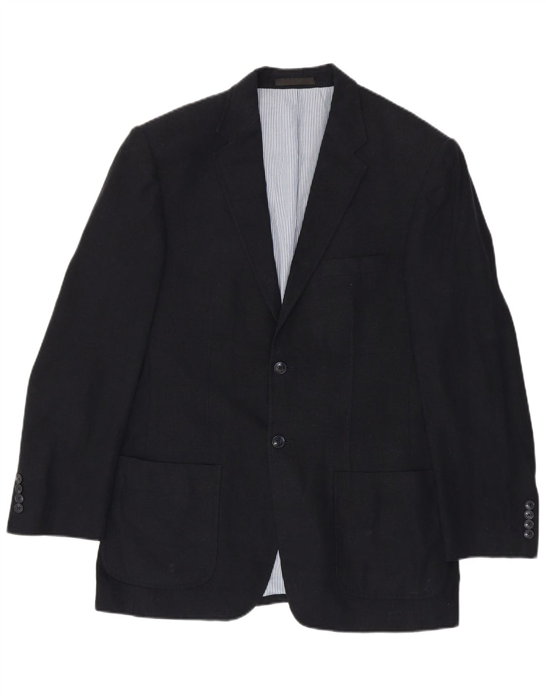 Marks & Spencer Ανδρικό σακάκι με 2 κουμπιά σακάκι UK 38 Medium Navy Blue Λευκό