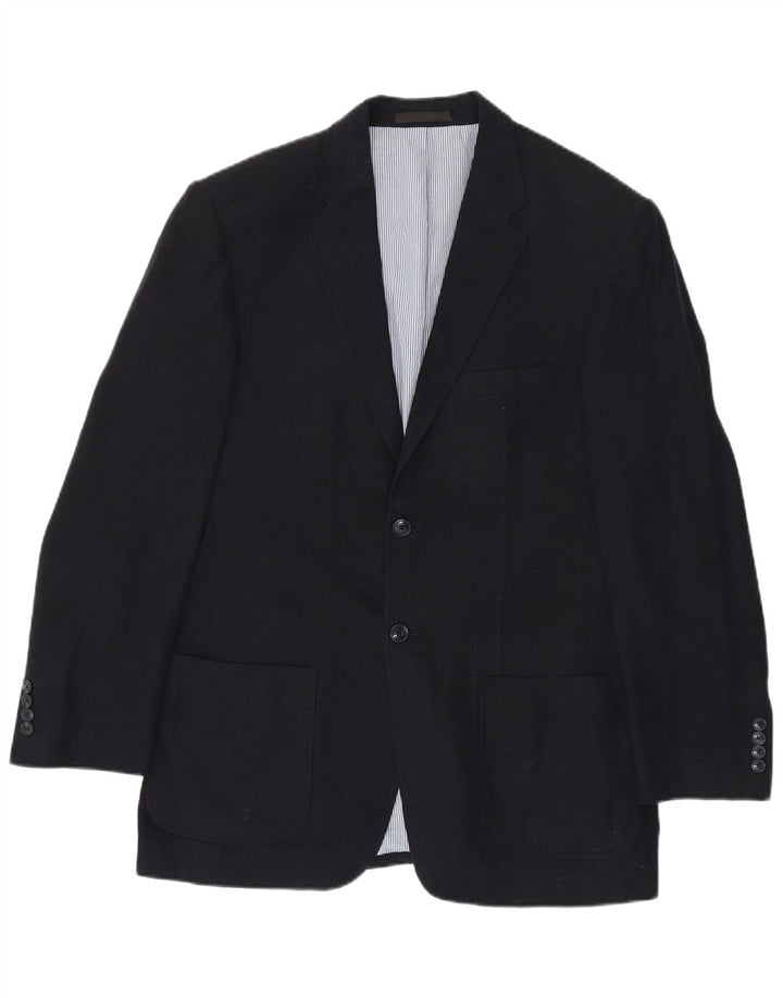 Marks & Spencer Ανδρικό σακάκι με 2 κουμπιά σακάκι UK 38 Medium Navy Blue Λευκό
