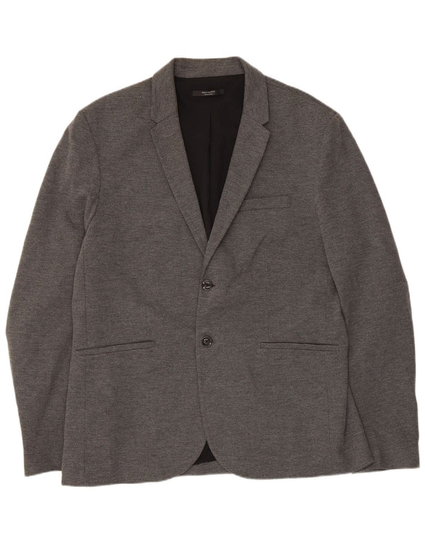 Vintage Ανδρικό σακάκι 2 κουμπιών UK 38 Medium Grey Cotton