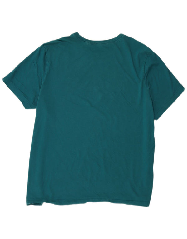 Ανδρικό T-Shirt Nike Top 2XL Τυρκουάζ βαμβακερό