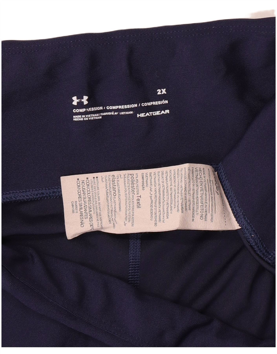 Under Armour Γυναικεία κολάν Capri Compression UK 20 2XL Navy Blue Sports