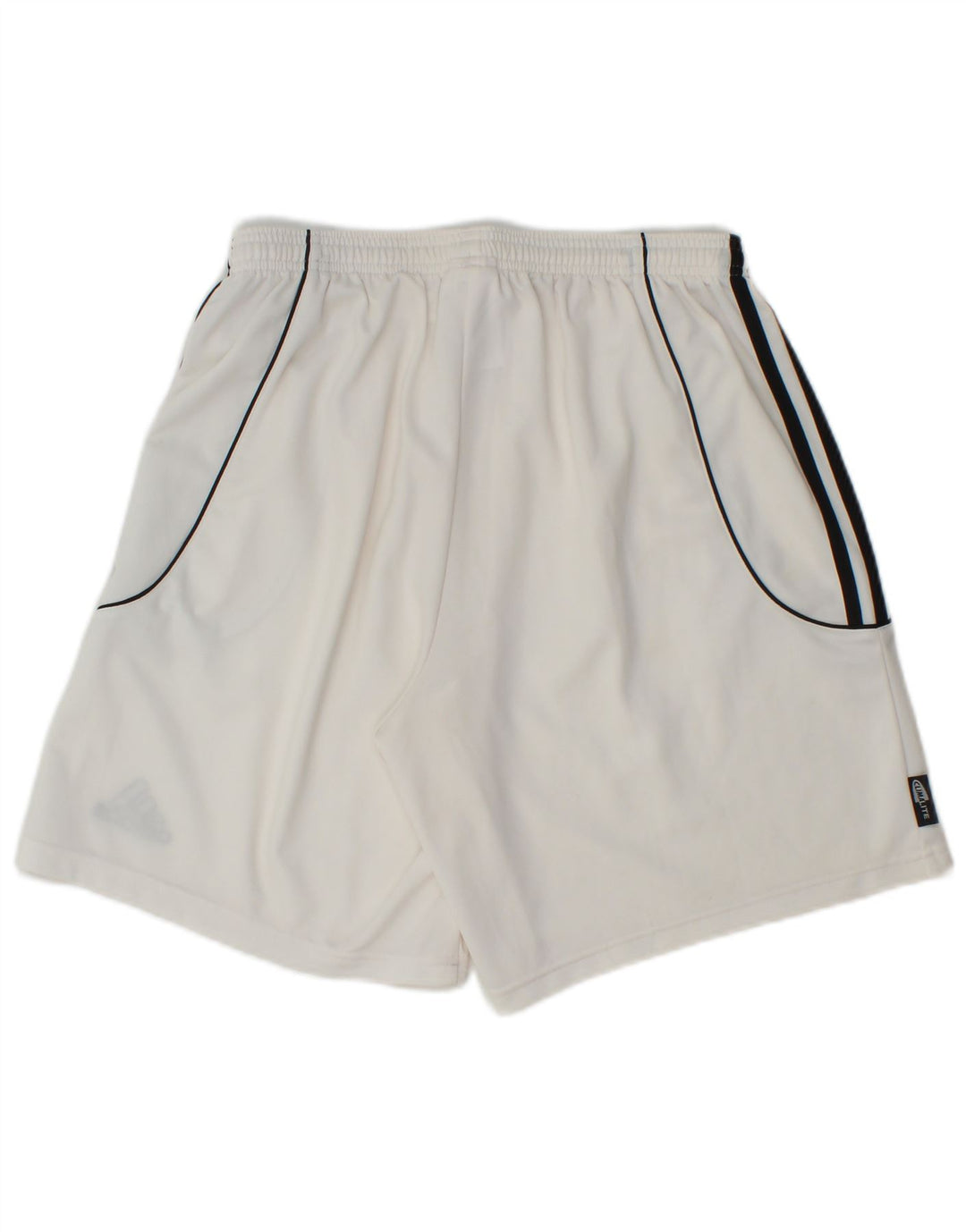 Ανδρικό σορτς Adidas Climalite από μεσαίο λευκό πολυεστέρα