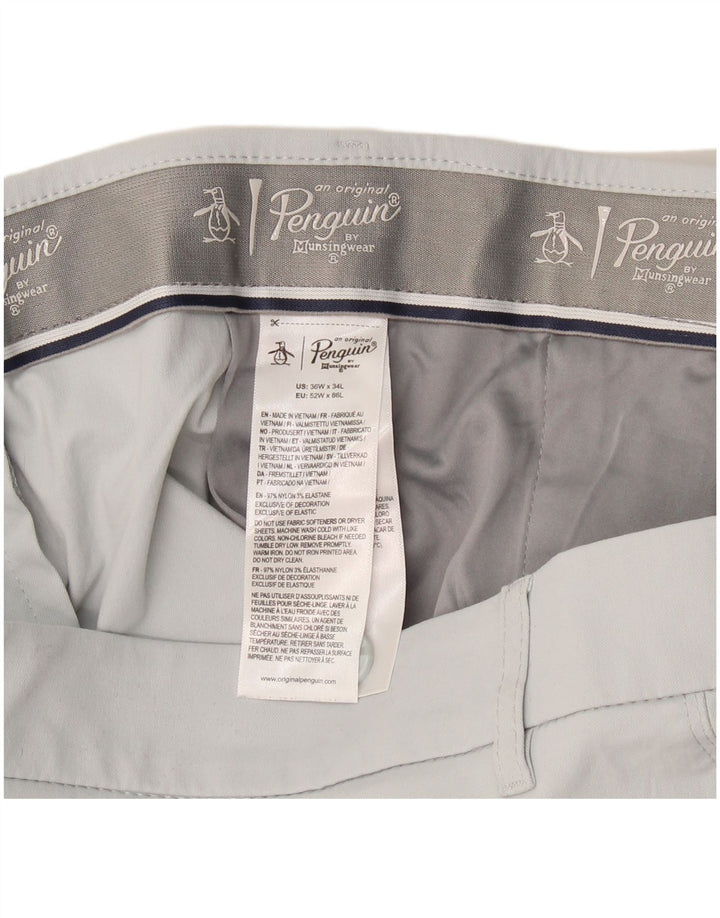 Ανδρικό παντελόνι Chino Penguin Slim W36 L34 Grey Nylon