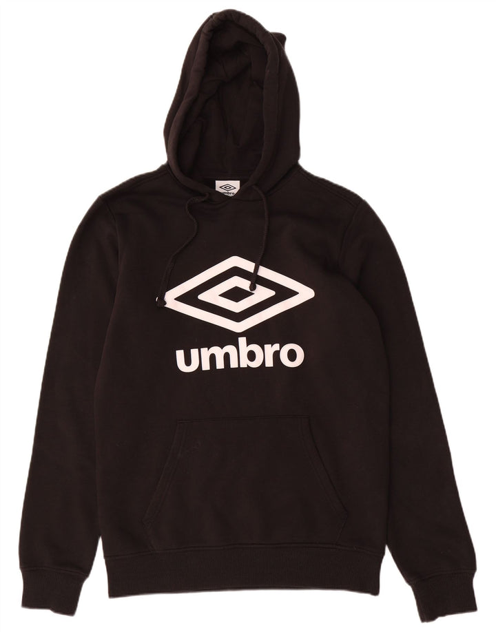 Ανδρικό γραφικό κουκούλα Umbro, μεσαίο μαύρο