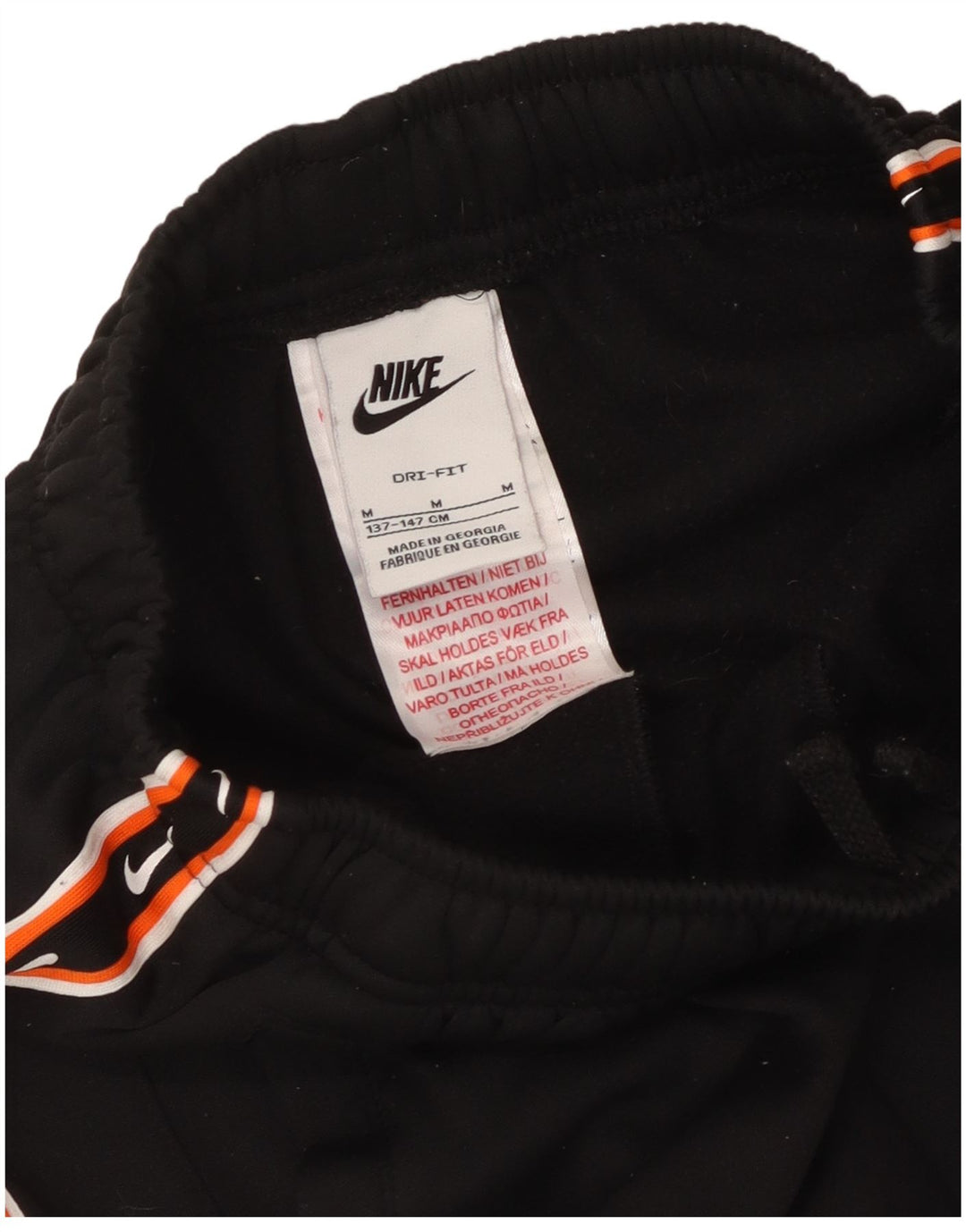 Παντελόνι αθλητικής φόρμας Nike Boys Dri Fit Joggers 10-11 ετών Μεσαίο μαύρο