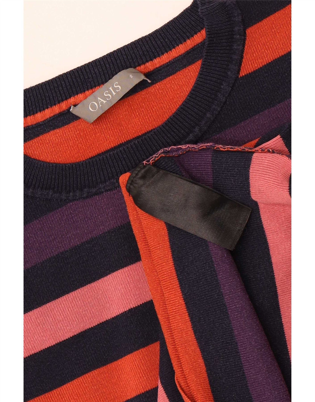 Γυναικείο πουλόβερ Oasis Crew Neck Jumper UK 10 Small πολύχρωμο ριγέ