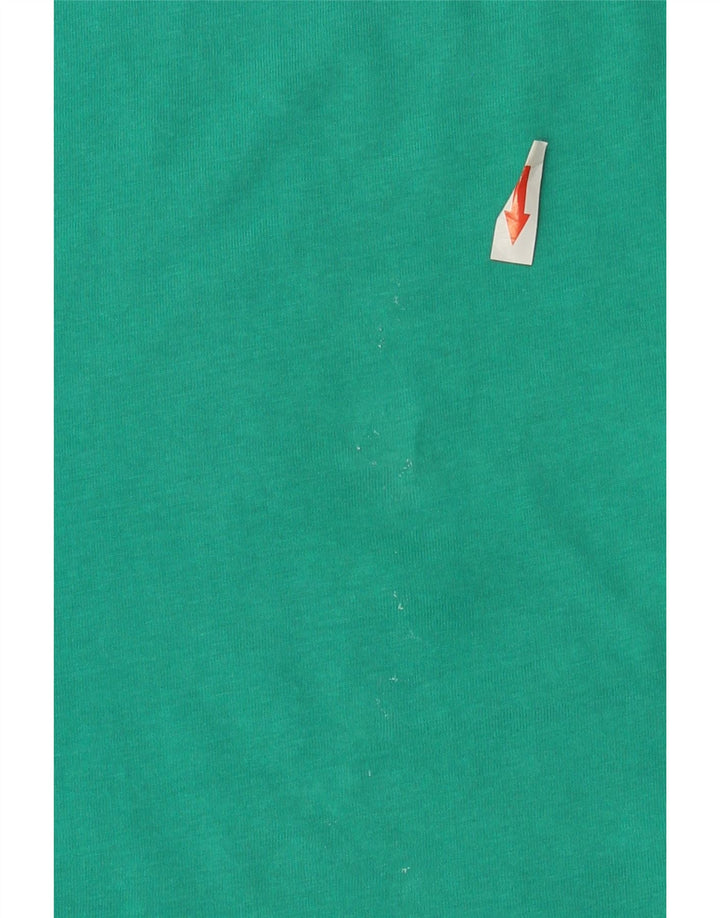 ELLESSE Ανδρικό T-Shirt Heritage Γραφικό Τοπ Μεσαίο Τυρκουάζ Βαμβακερό