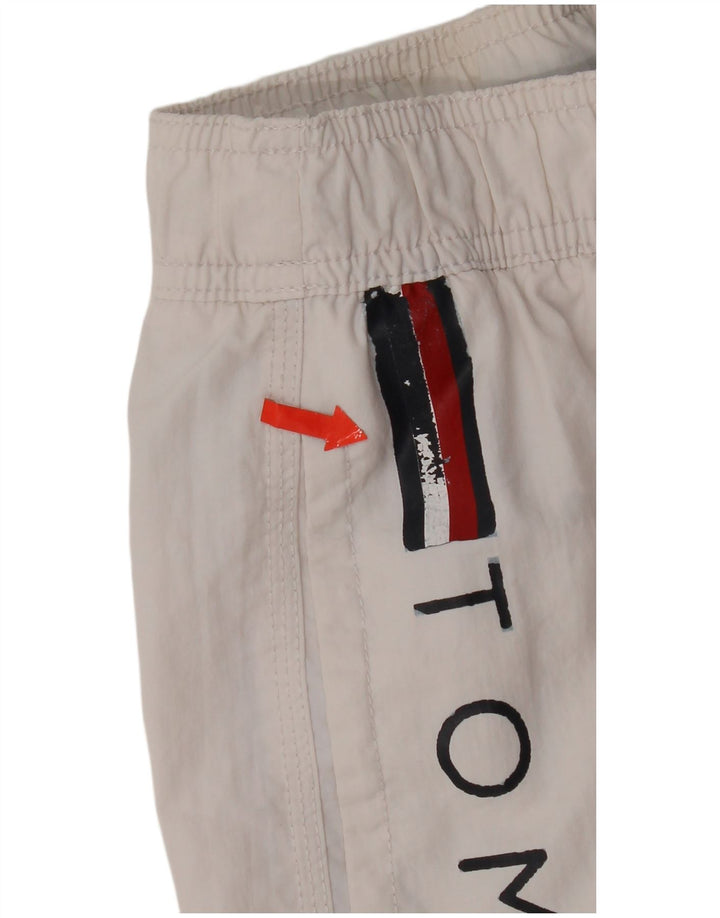 Γυναικείο γραφικό σορτς κολύμβησης Tommy Hilfiger UK 12 Medium White