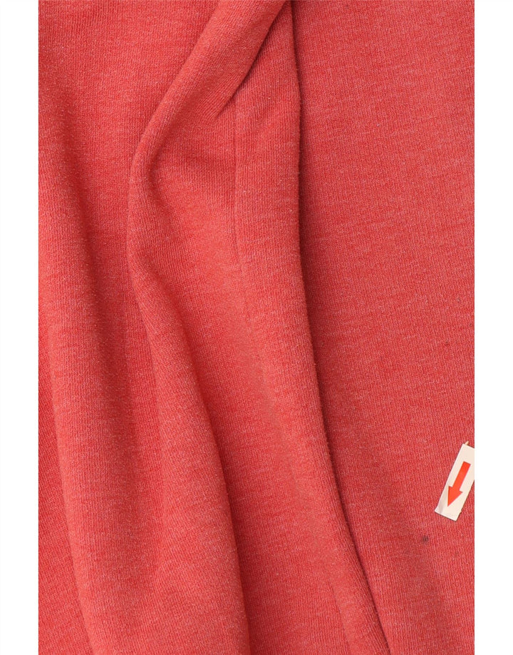 Weird Fish Ανδρικό Φούτερ με φερμουάρ πουκάμισο, μεγάλο κόκκινο βαμβακερό