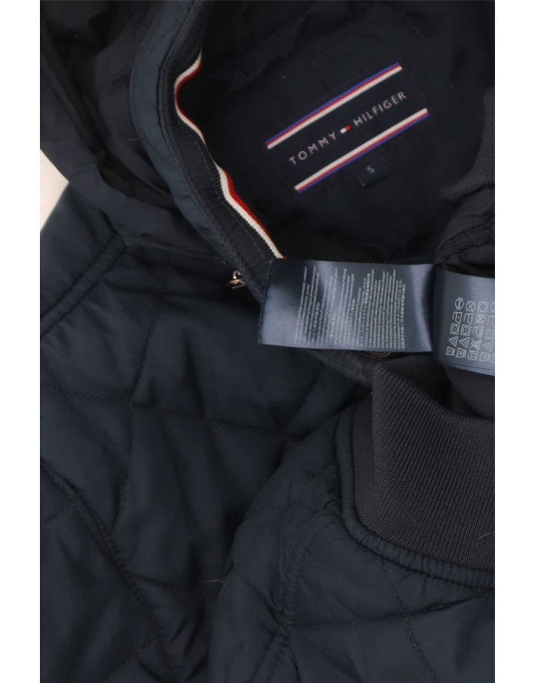 Tommy Hilfiger Ανδρικό καπιτονέ μπουφάν UK 36 Small Navy Blue Polyester