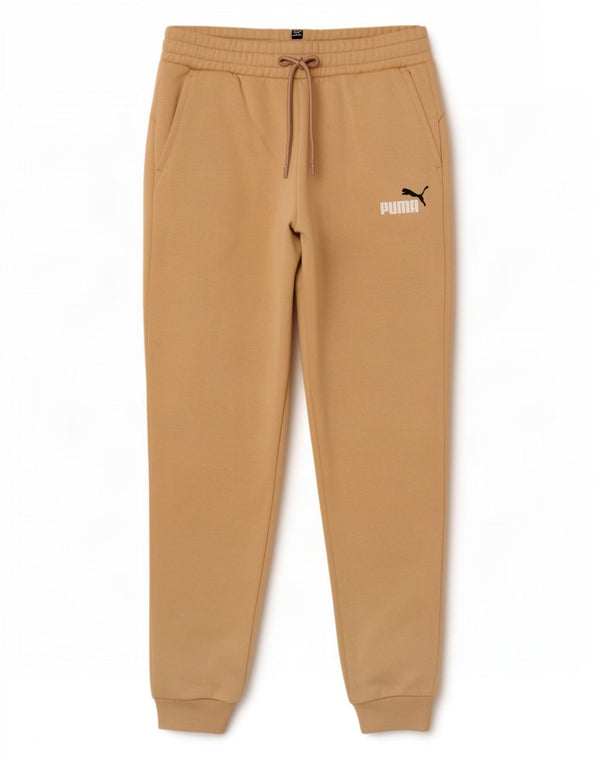 Puma Boys αθλητική φόρμα παντελόνι Joggers 15-16 ετών μπεζ βαμβακερό