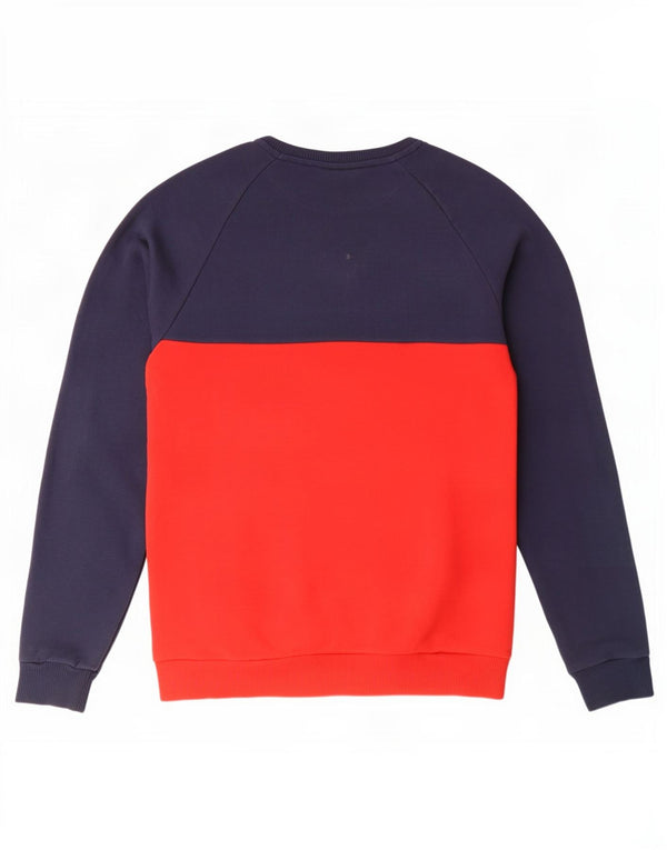 Ανδρικό φούτερ Fila Jumper Medium Navy Blue Colourblock Βαμβακερό