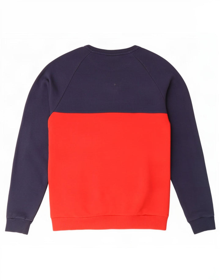 Ανδρικό φούτερ Fila Jumper Medium Navy Blue Colourblock Βαμβακερό