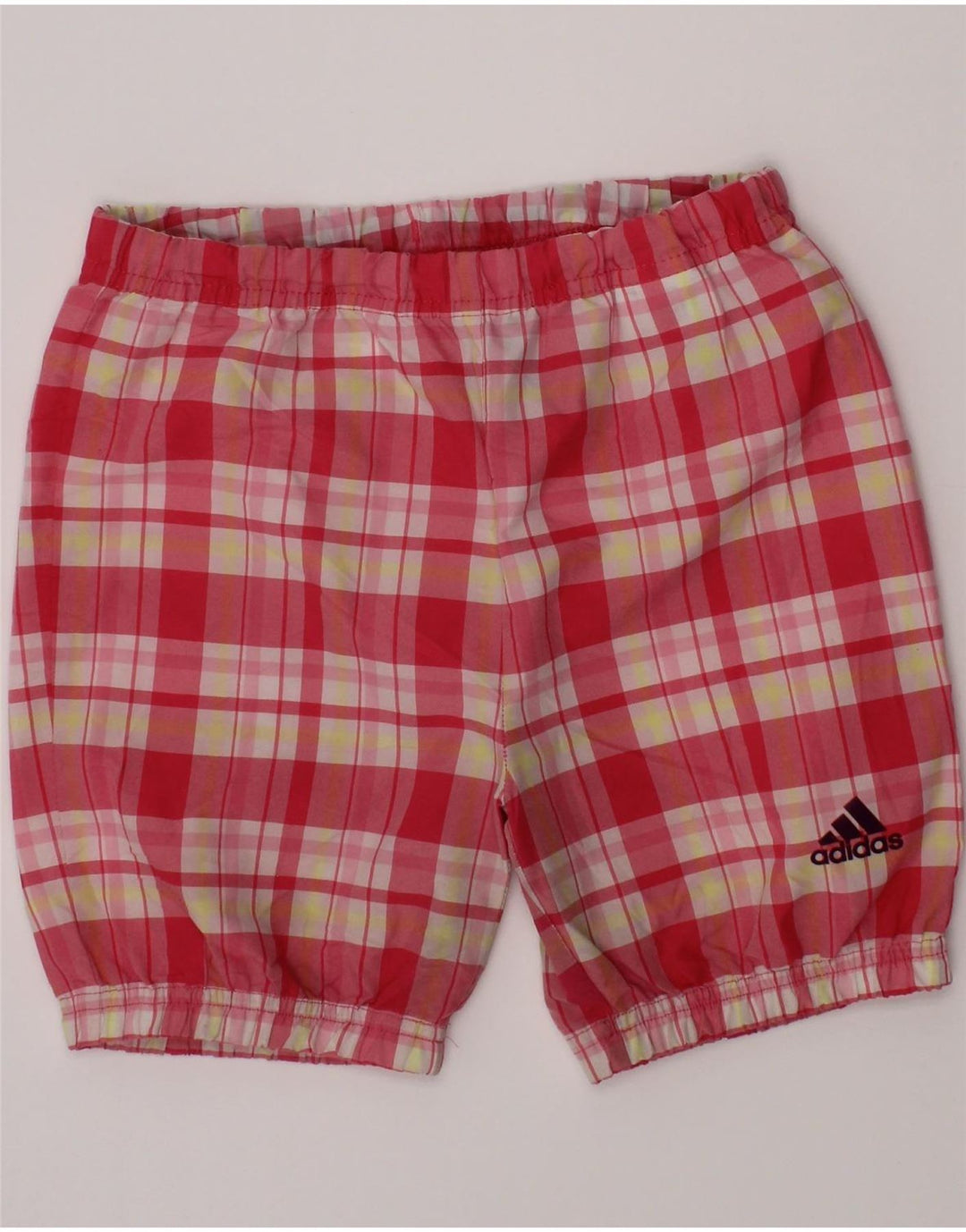 ADIDAS Girls casual σορτς 3-4 ετών W20 Pink Check Polyester