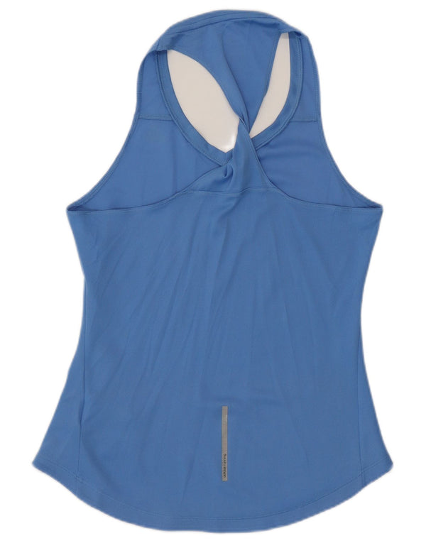 Adidas Womens Climalite Vest Top UK 8/10 Small Blue Polyester