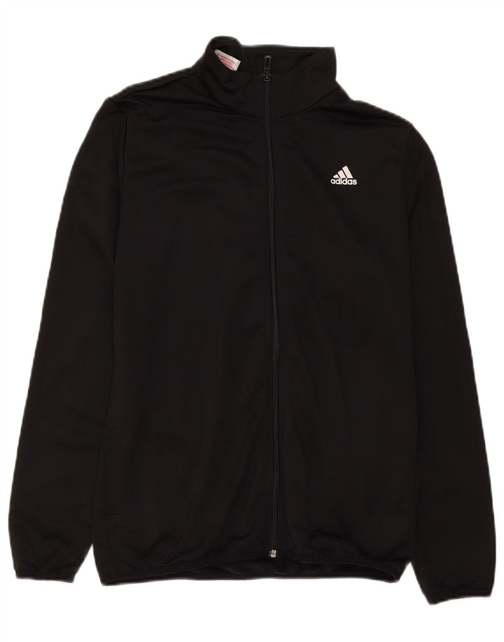 Adidas Boys Graphic αθλητική φόρμα Top Jacket 13-14 ετών Μαύρο Πολυεστέρας