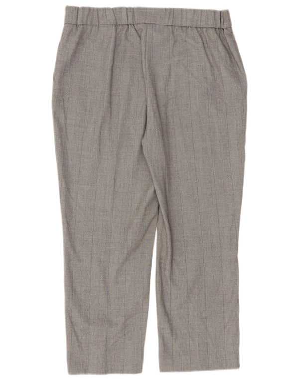 Marks & Spencer Γυναικείο ίσιο παντελόνι Capri UK 12 Medium W30 L23 Grey