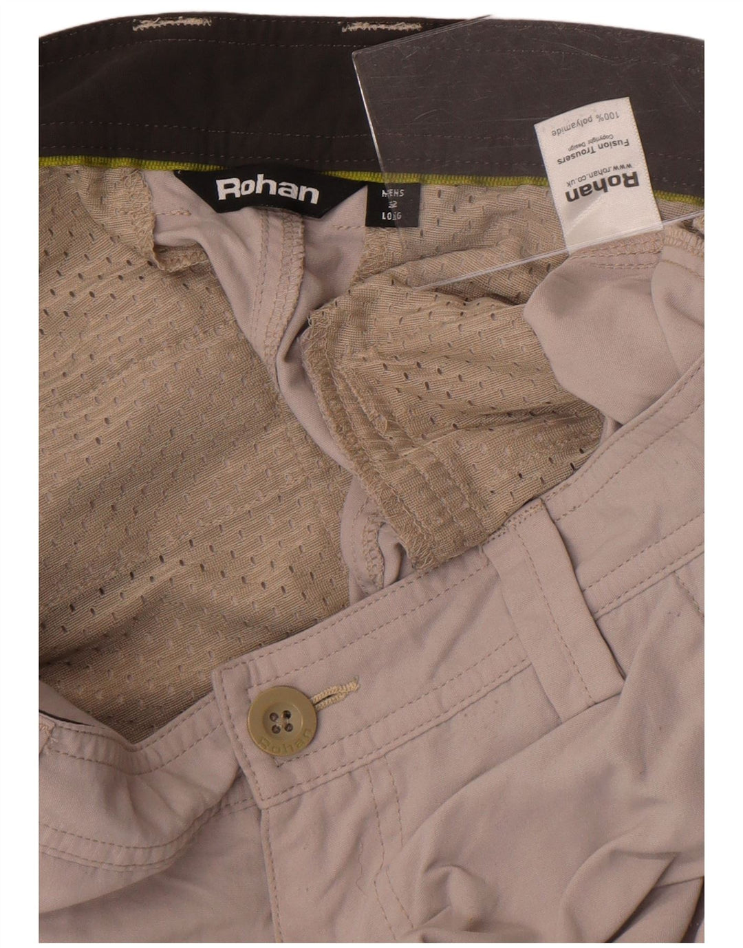 Ανδρικό ίσιο παντελόνι Chino Rohan W32 L34 Grey Polyamide