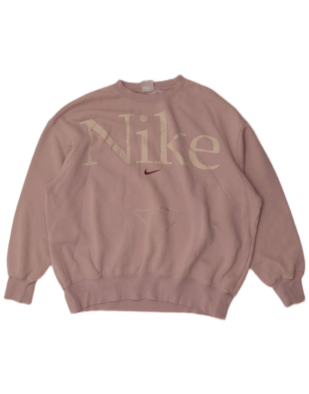 Γυναικείο γραφικό υπερμεγέθη φούτερ Nike UK 14 μεσαίο βαμβακερό μωβ